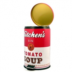 Unico y original cubo de basura tomato